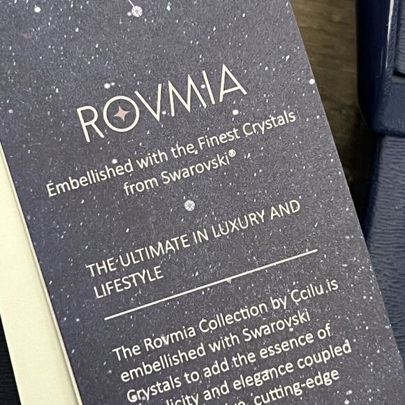 Rovmia by ccilu Stepping Stone Massage Sandals Size 11 Blue Swarovski - Picture 8 of 10